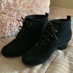 Cute black booties